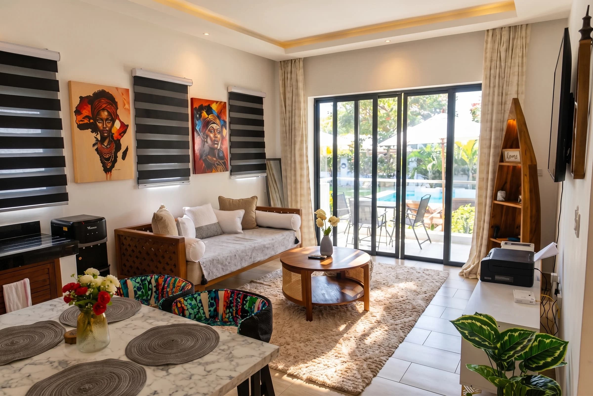 Sunlit Living Lounge