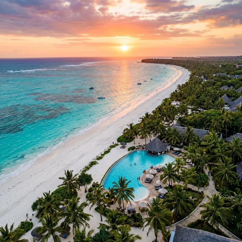 Diani Beach Sunset View